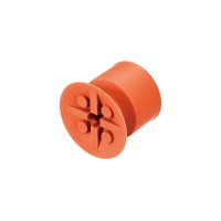 FLAT FACE SUCTION CUP(SILICON/BROWN)