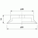 SUCTION CUP(MOUNT SCREW・ф50)