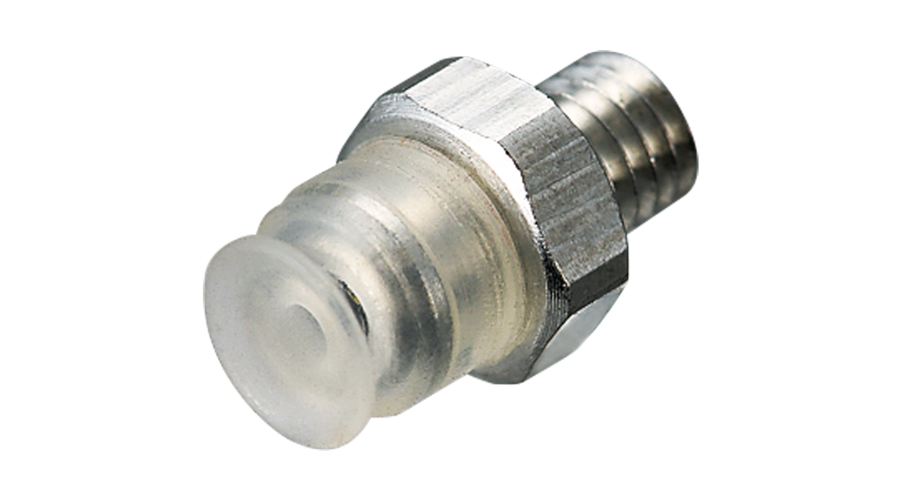 FLAT SUCTION CUP(SILICON/CLOUDY TRANSP)