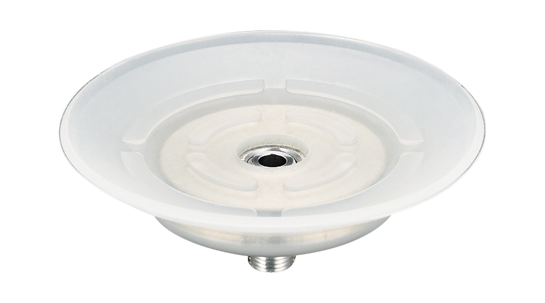 FLAT SUCTION CUP(SILICON/CLOUDY TRANSP)